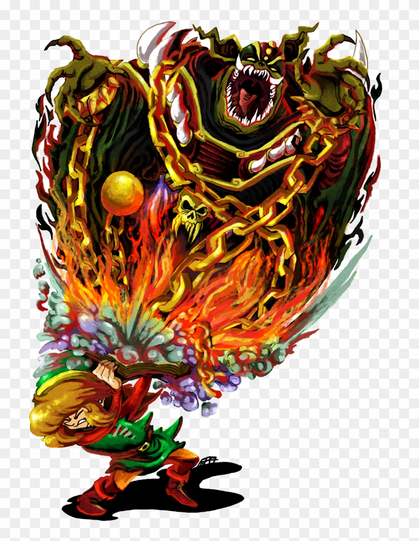 The Legend Of Zelda Tloz Cdi Link Ganon Nintendo Book - Monster Legends Fan Art #1014601