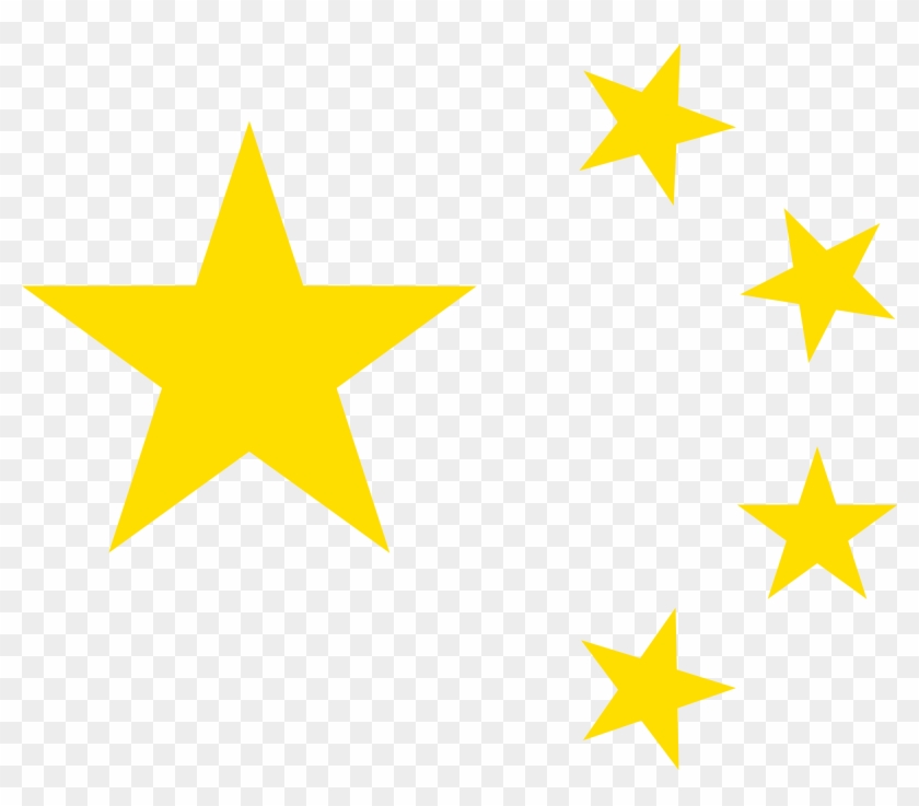Open - China Flag Yellow Stars #1014643