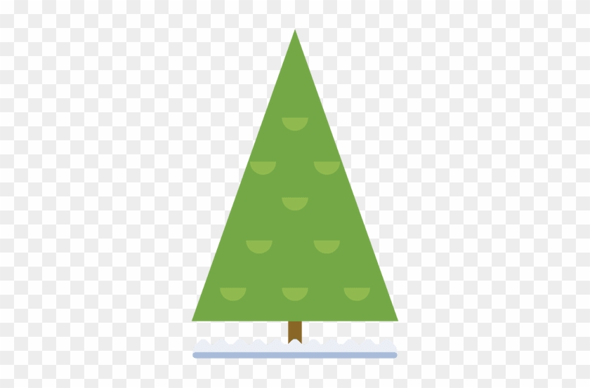 Christmas Tree Flat Icon - Christmas Tree Flat Png #1014649