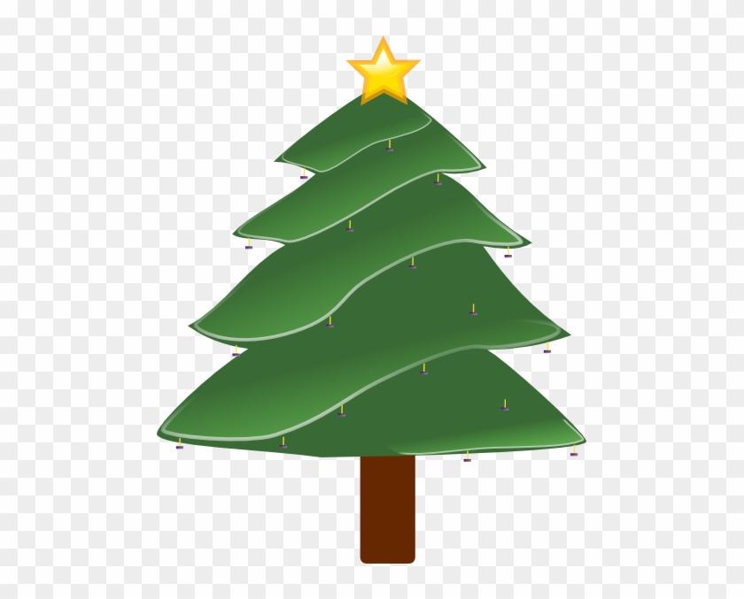 Violet Clipart Christmas Tree - Pine Tree Clip Art #1014659