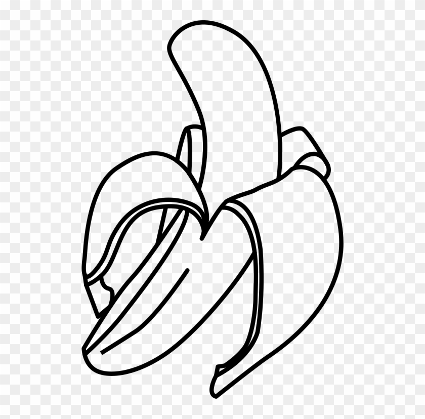 Ema, Bananascript, Scrapbook - Platano Para Colorear #1014745