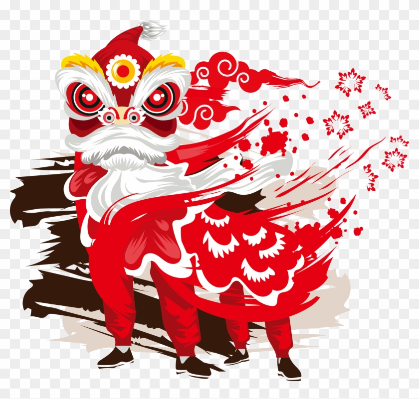 San Francisco Chinese New Year Festival And Parade - Vector Barongsai #1014752