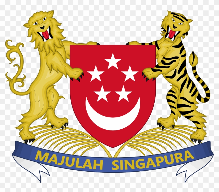 With A Territory Measuring Only - Singapore Coat Of Arms #1014780