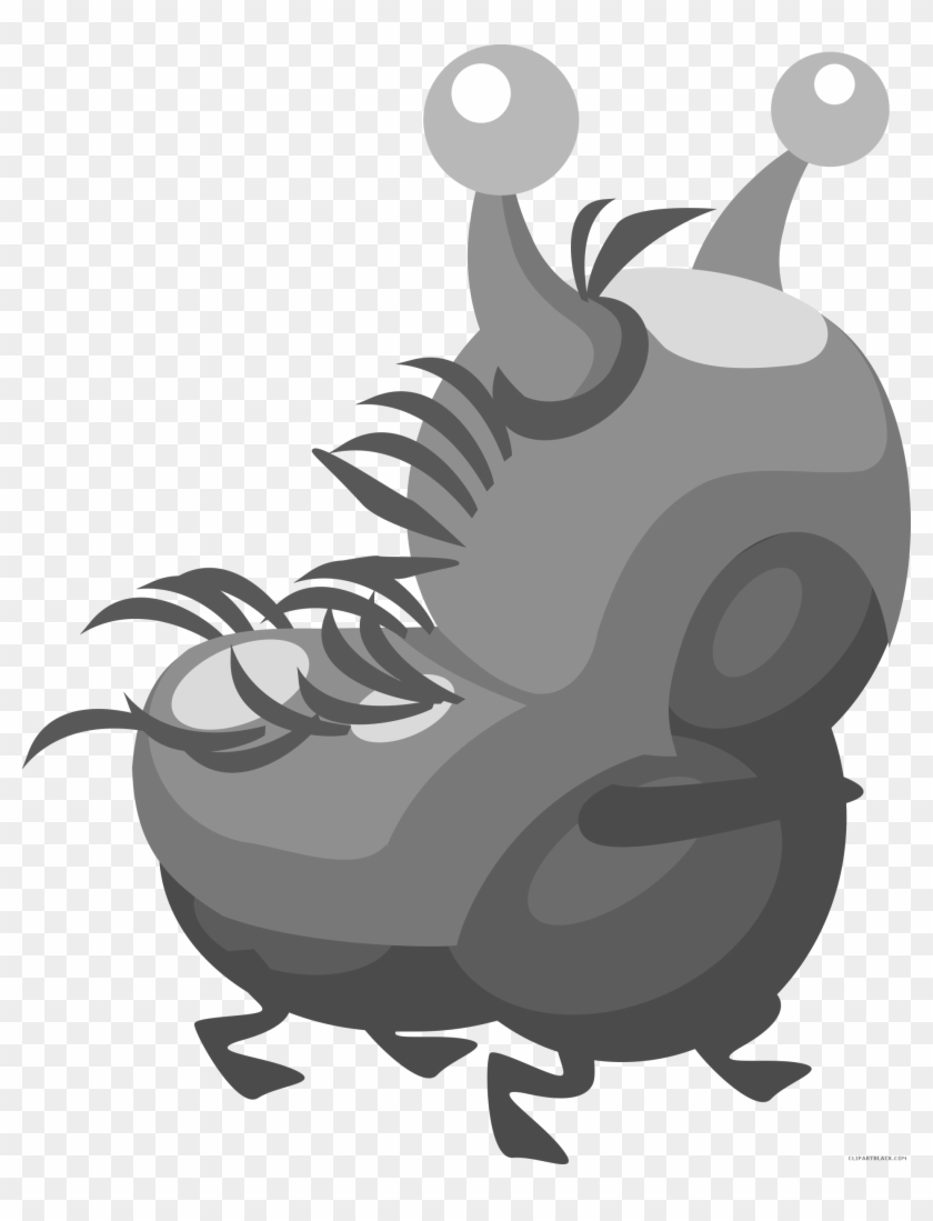 Caterpillar Animal Free Black White Clipart Images - Clip Art #1014810
