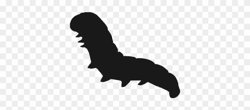Caterpillar Png - Silhouette Chenille #1014847