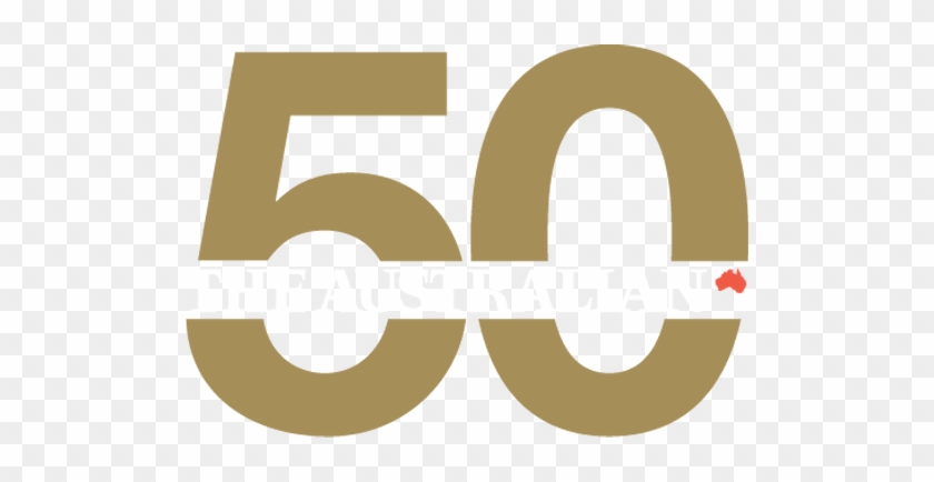 The Australian 50th Birthday - Number 50 Png #1014854