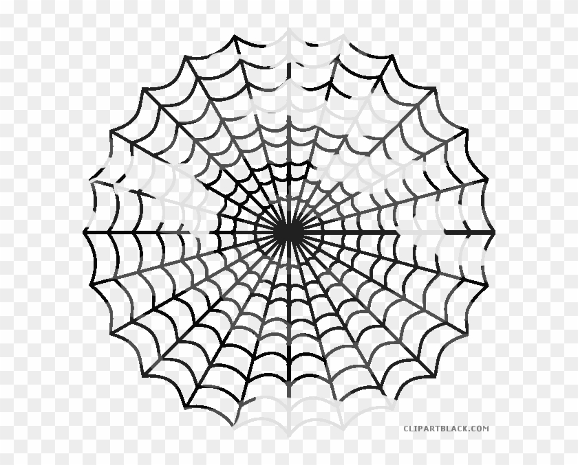 Spider Web Animal Free Black White Clipart Images Clipartblack - Spider Web Clip Art #1014937