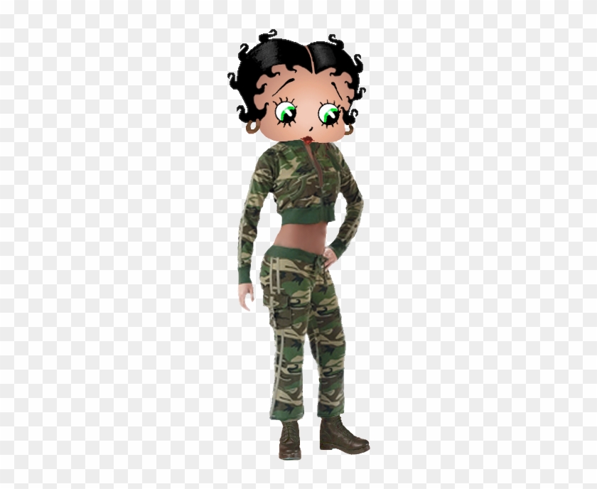 Betty Boop Army Boot Camp - Betty Boop Milatary #1014958