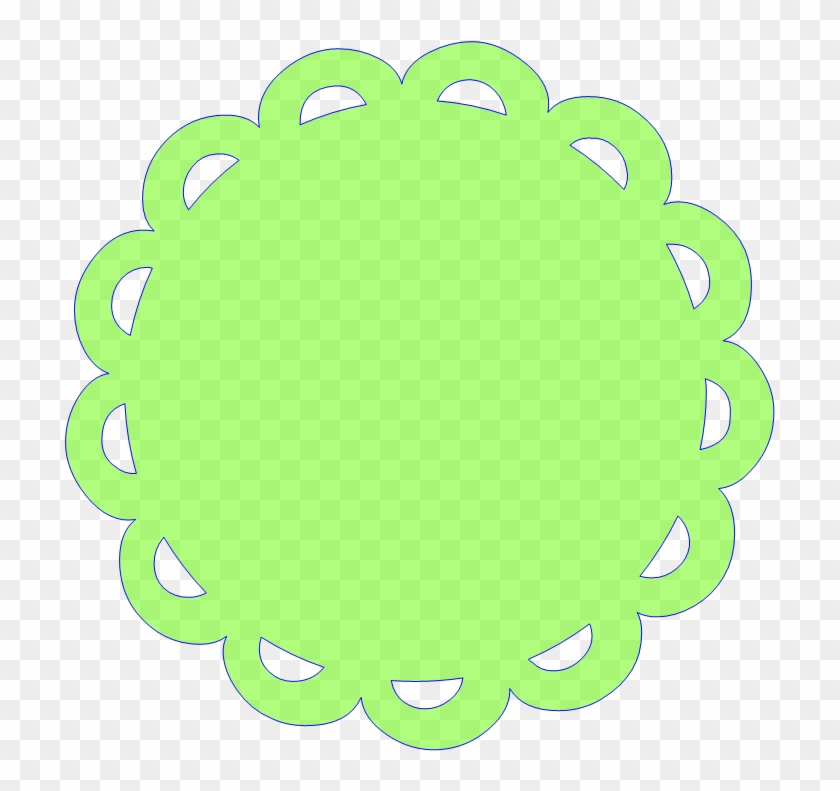 Scalloped Rectangle Frame Clipart - Clip Art #1015004