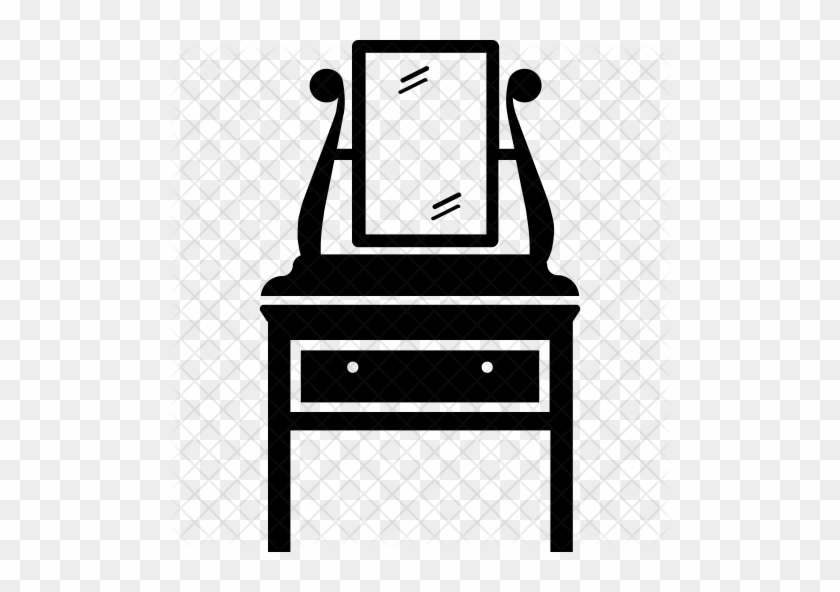 Vanity Mirror Icon - Icon Dressing Table Png #1015074