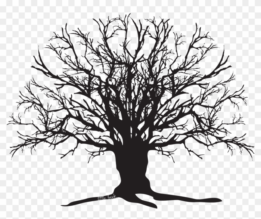It's Fall And That Means - Creepy Tree Silhouette Png #1015123