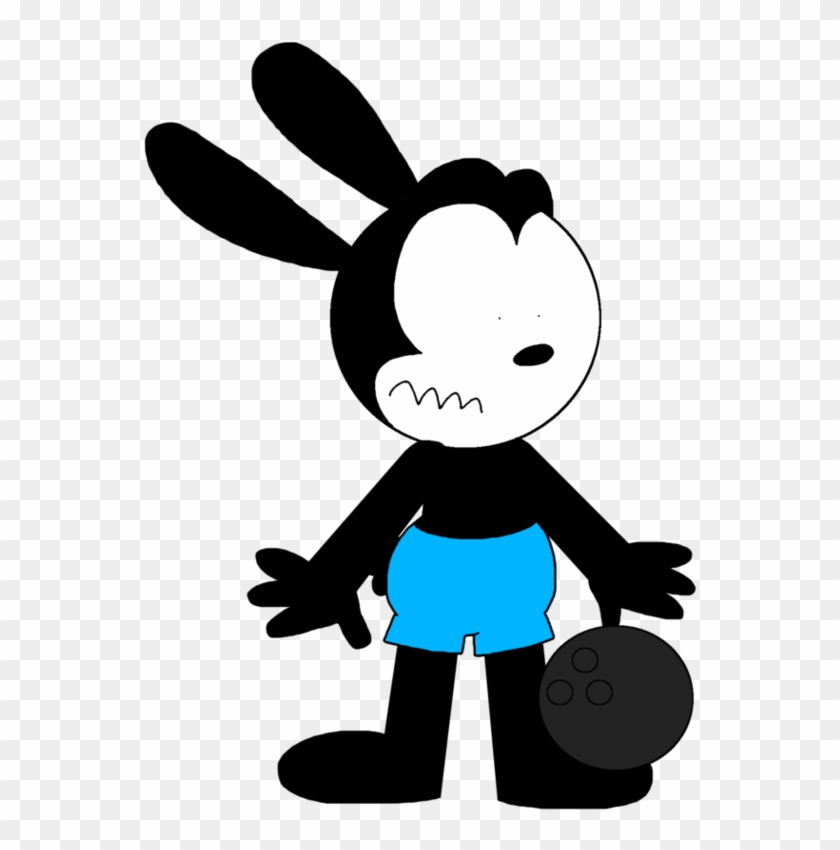 Oswald With Bowling Ball Falling On Feet By Marcospower1996 - Bowling #1015146