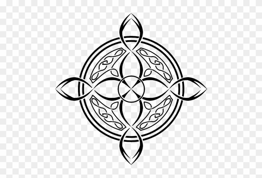 Celtic Cross Tattoo - Celtic Compass Rose Tattoo #1015482