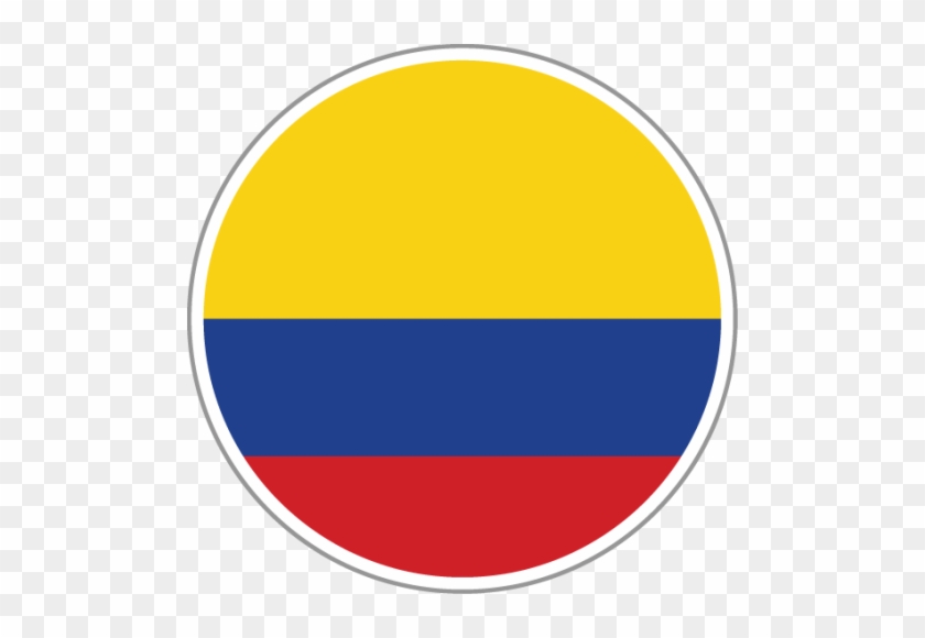 Colombia - Colombia Flag Circle #1015488