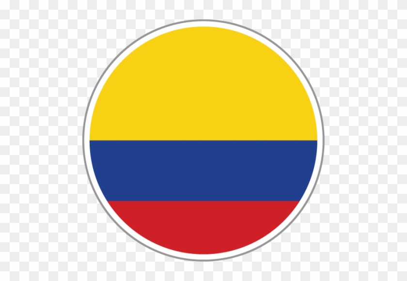 Colombia - Colombia Flag Circle #1015488