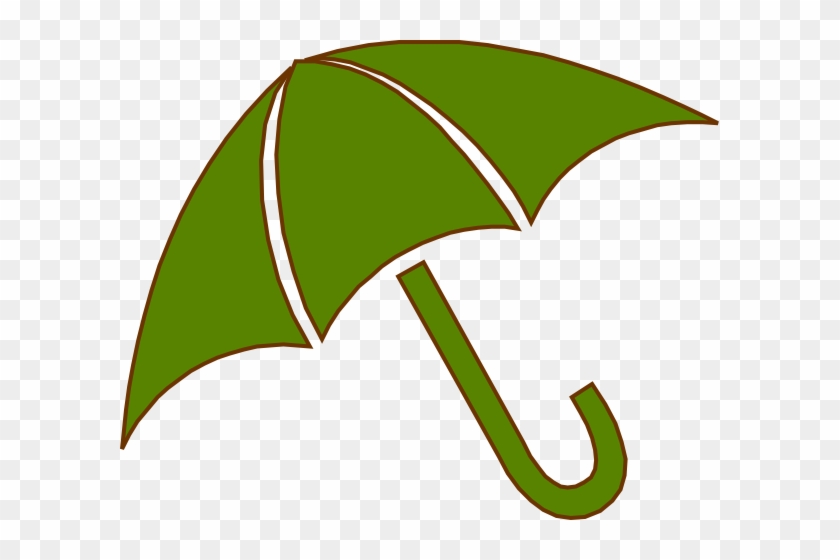 Green Umbrella Clip Art #1015519