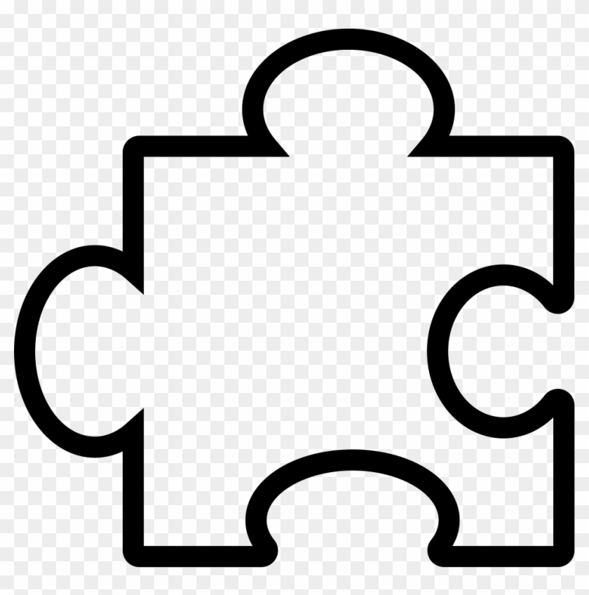 Puzzle Piece Outline Comments - Jigsaw Puzzle #1015528