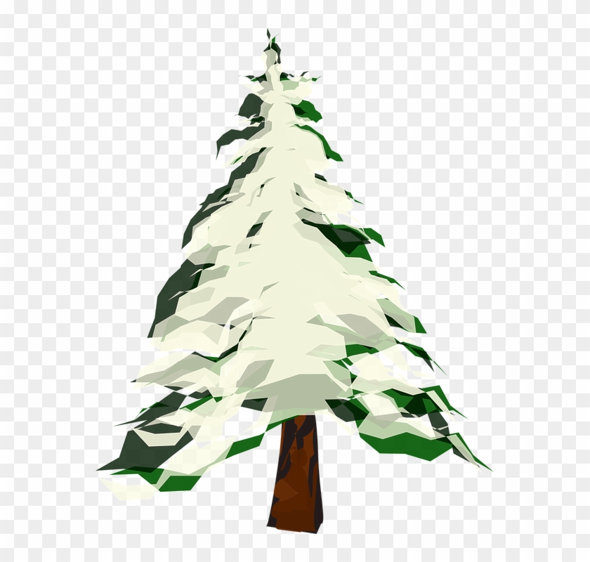 Cartoon Pine Trees 7, Buy Clip Art - Snow Tree Vector Png #1015593