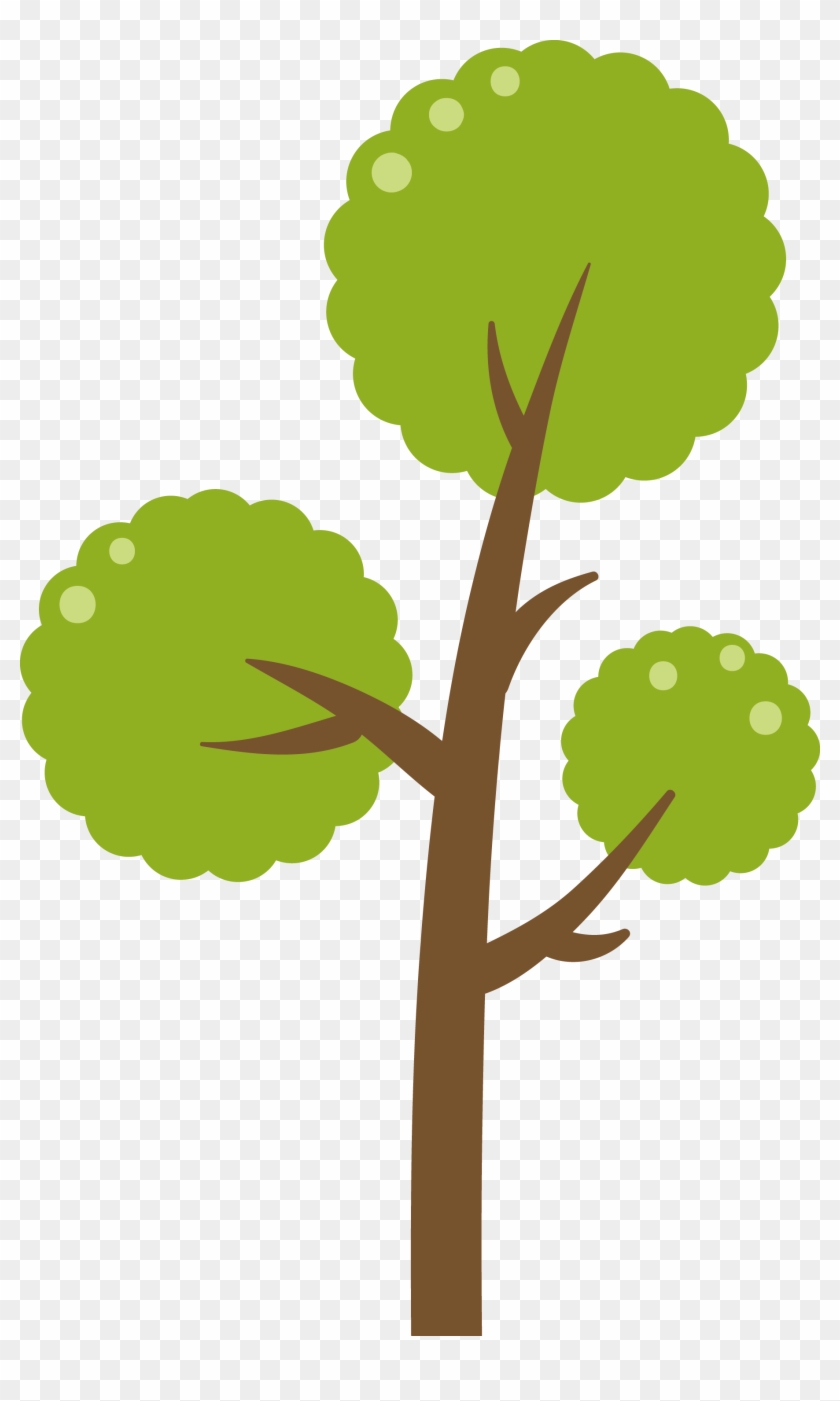 Green Tree Vector Diagram - Tree Vector Png #1015599