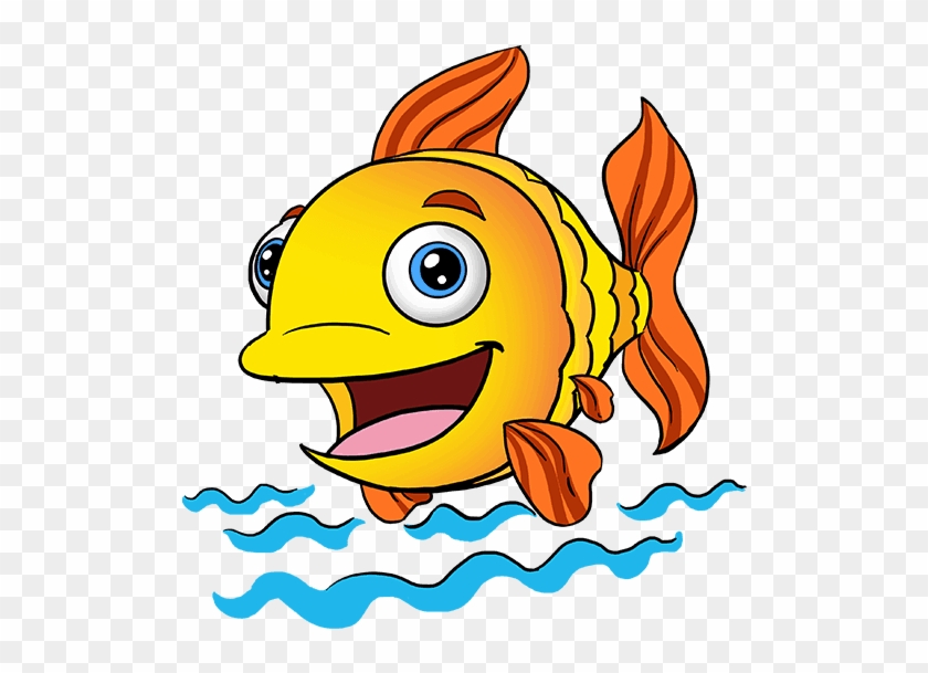 Cute Little Fish Lovely Small Cartoon Png And Vector - Fish Cartoon #1015656