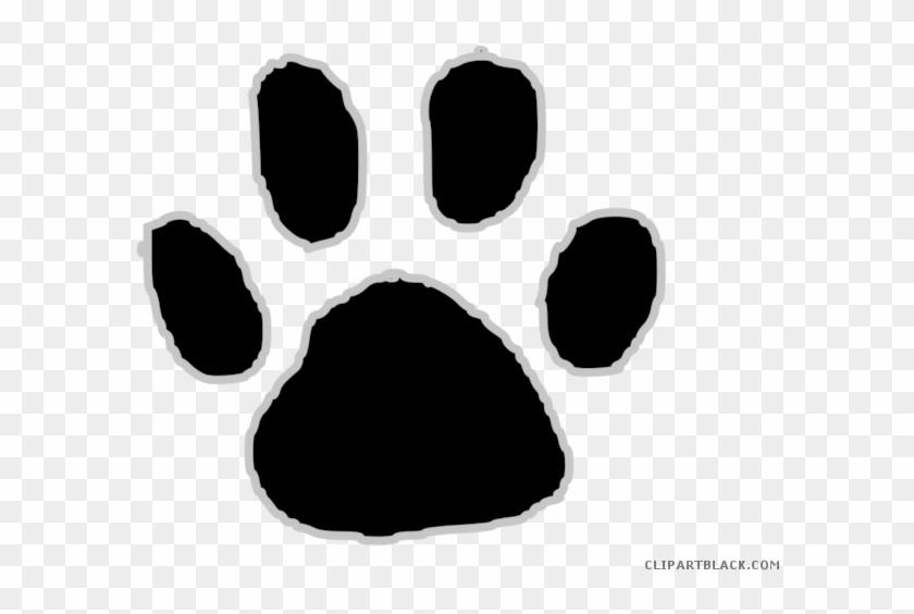 Bear Paw Print Animal Free Black White Clipart Images - Dog Paw Icon Transparent Background #1015774