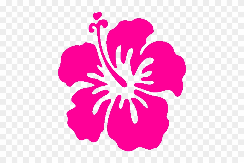 Hawaiian Clip Art Black And White - Hawaiian Flower Clip Art #1015788