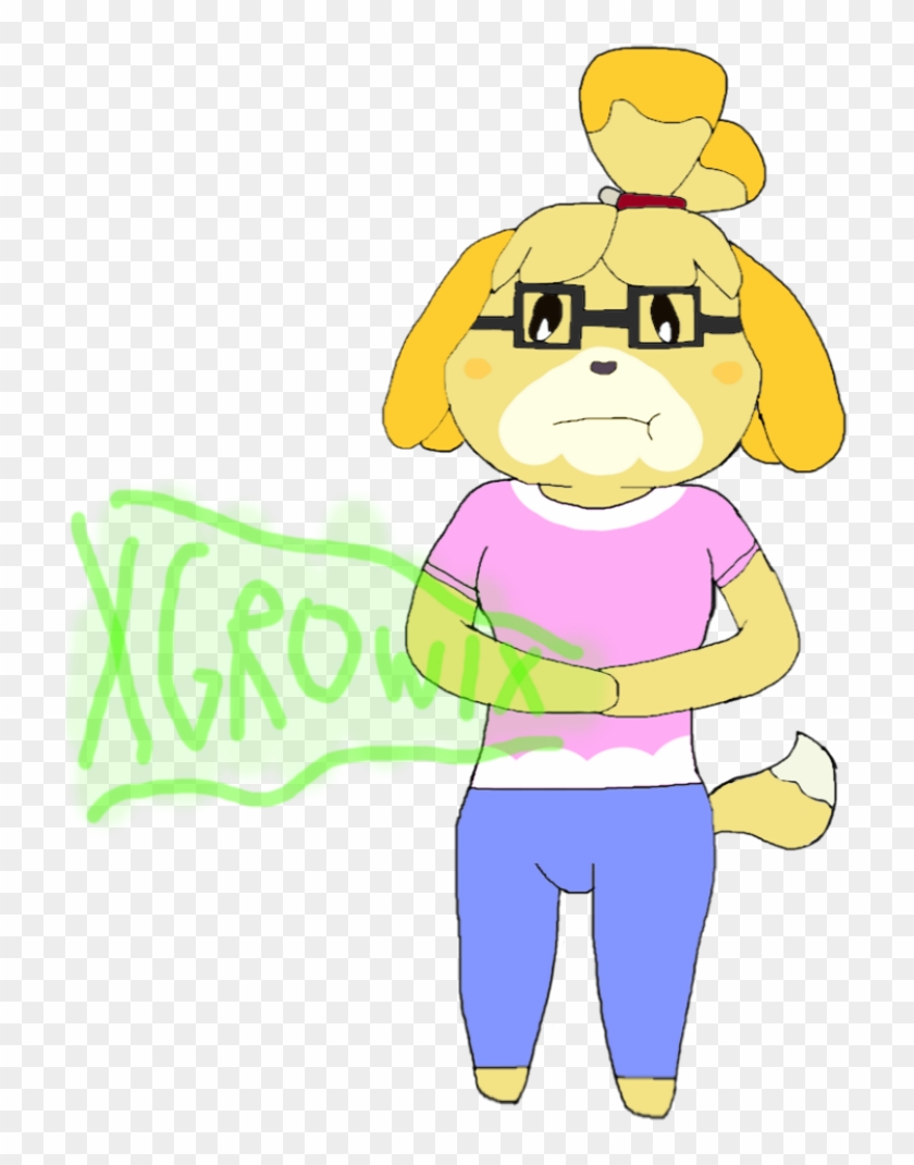 Hungry Isabelle By Killhaloring - Isabelle Animal Crossing Glasses #1015806