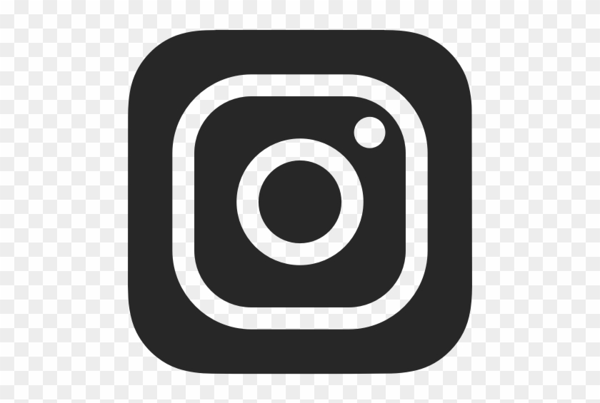 Transparent On Dark Grey - Instagram Dark Gray Logo #1015819