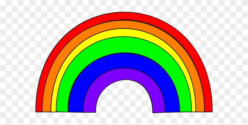 Original Png Clip Art File Thicker Rainbow Svg Images - Thick Rainbow #1015867