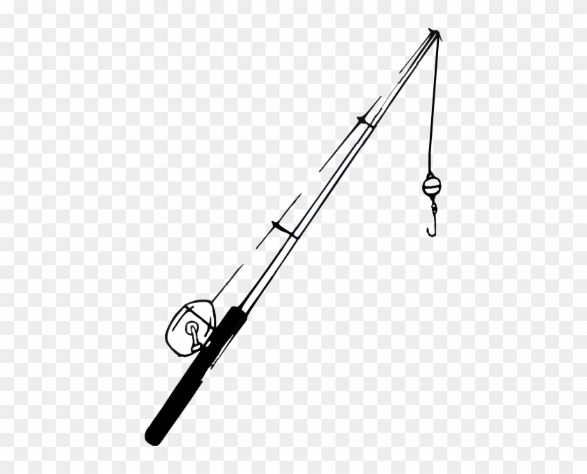 Clip Art Fishing Pole #1015869