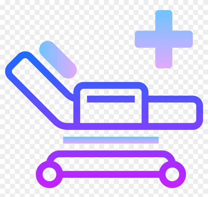 Hospital Bed Icon - Cama Hospital Png #1015907