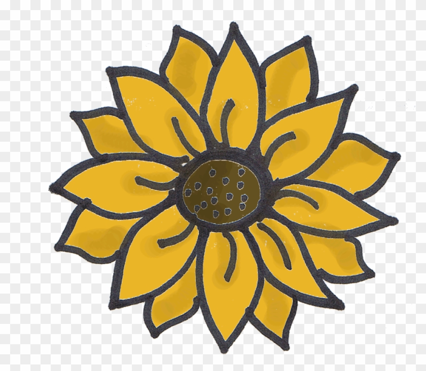 June Clip Art - Easy To Draw Sunflowers #1016002