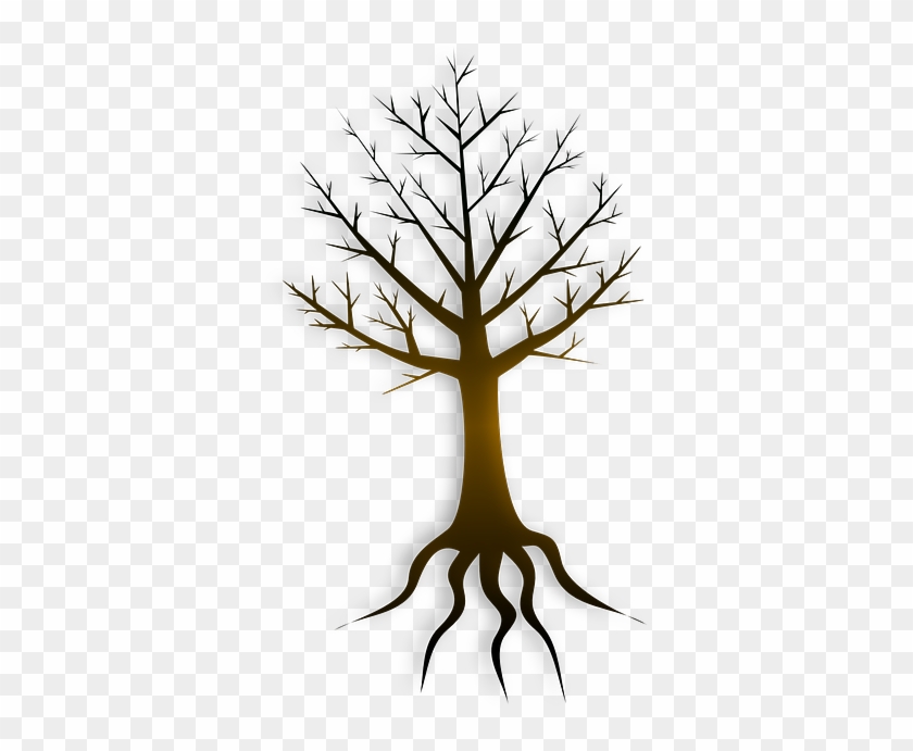 Roots Clipart Tree Trunk - Akar Pohon Animasi #1016017