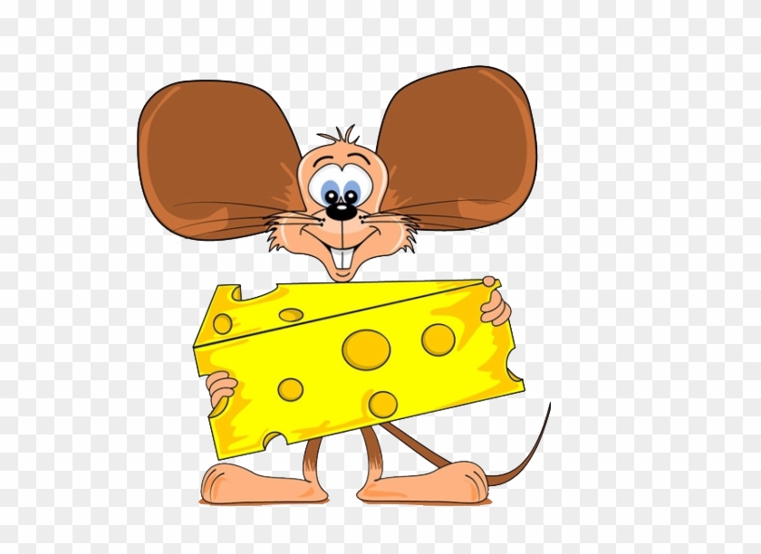 Mouse Submarine Sandwich Cartoon Cheese - Mouse Holding Cheese #1016048