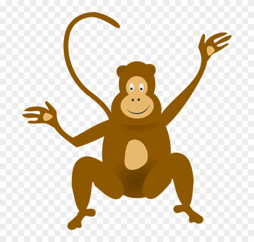 Collection Of Baby Gorilla Cartoon - Monkey Clipart No Background - Free  Transparent PNG Clipart Images Download