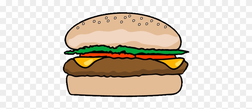 Plain Burger Clipart - Hamburger Clipart #1016066