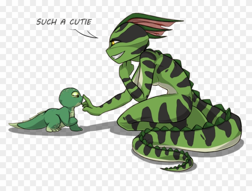 Too Much Cute By Suzumeshu - Tmnt Oc Crocodile #1016081