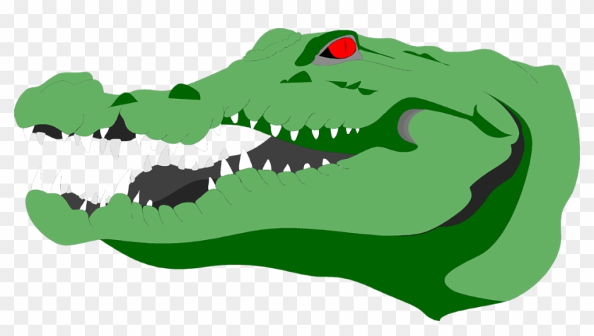 Head Clipart Crocodile - Crocodile Illustration #1016091