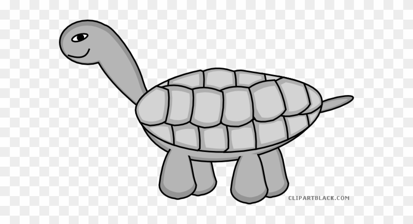 Cartoon Turtle Animal Free Black White Clipart Images - Cartoon Turtle #1016106