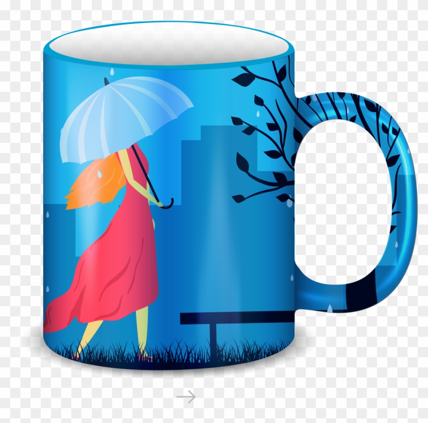 Mug Umbrella Cup - Mug Design Templates Free Download #1016143