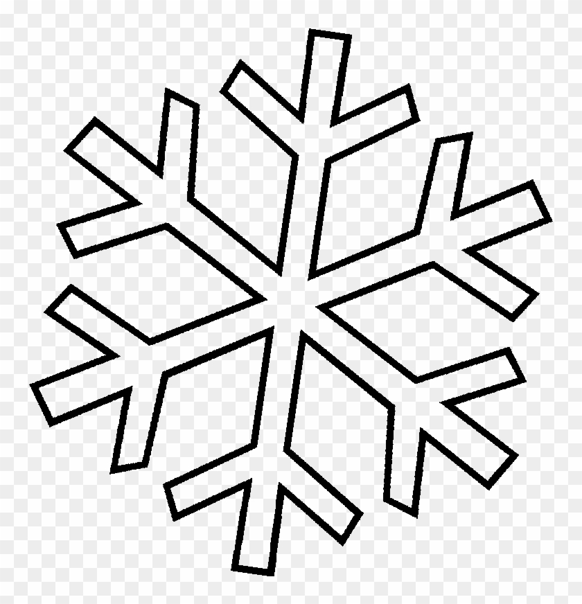 Christmas Snowflake Coloring Pages - Snowflake Coloring Page #1016192