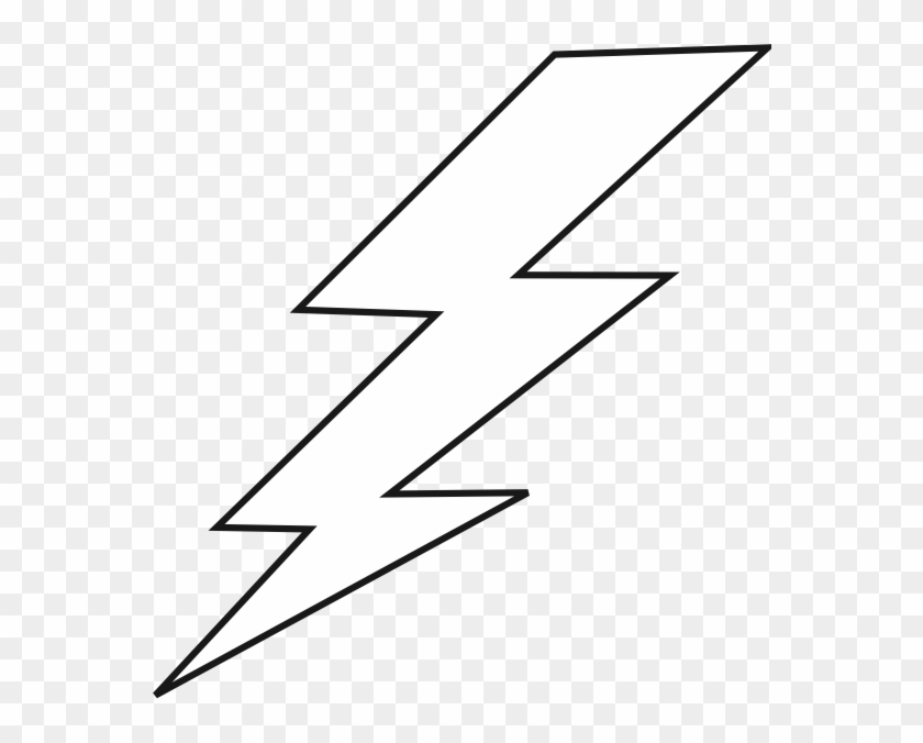 White Lightning Clip Art - Lightning Bolt Vector White #1016233