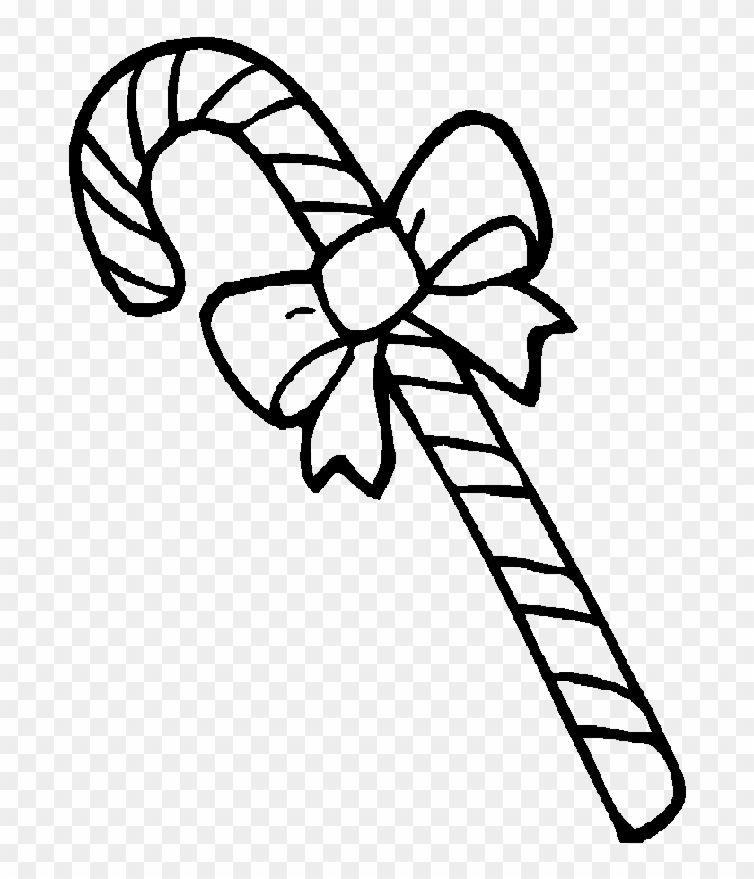 Candy Cane Pictures To Color Printable For Snazzy Coloring - Karácsonyi Szinezők #1016243