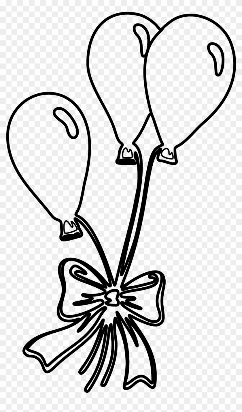 Cancer Ribbon Coloring Pages - Colouring Picture Of Balloon #1016250