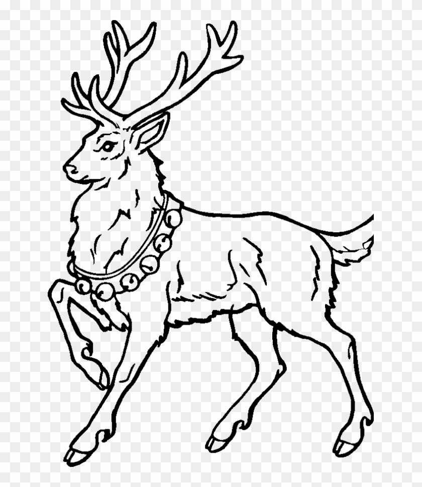 Cool Christmas - Draw Deer Santa Claus #1016262