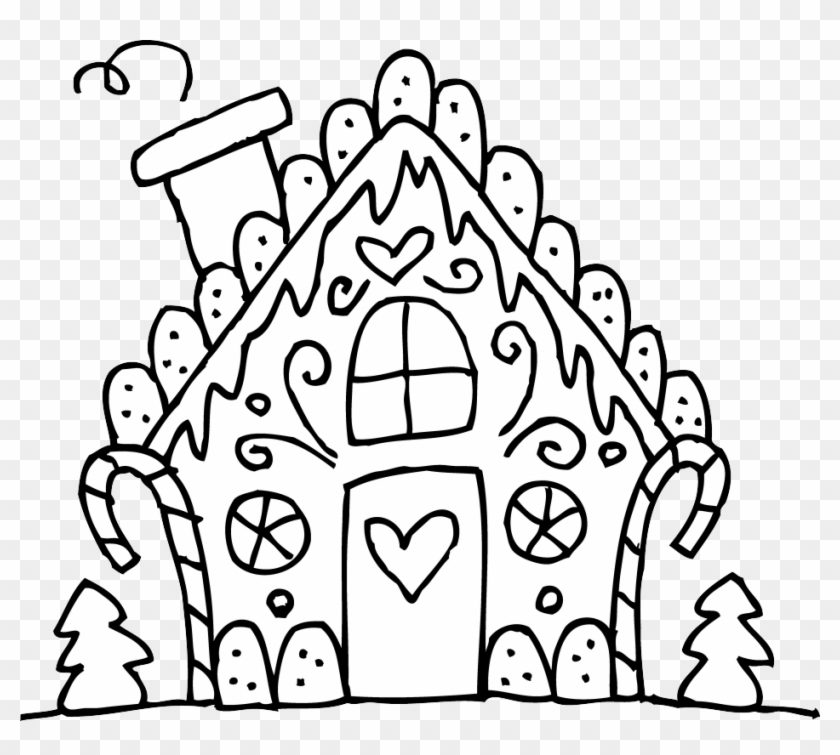 gingerbread house coloring pages for christmas  christmas