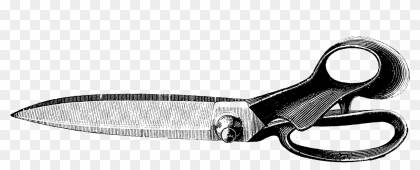 1474 3 Shears Victorian Era Free Vintage Clip Art➢ - Rebate Plane #1016332