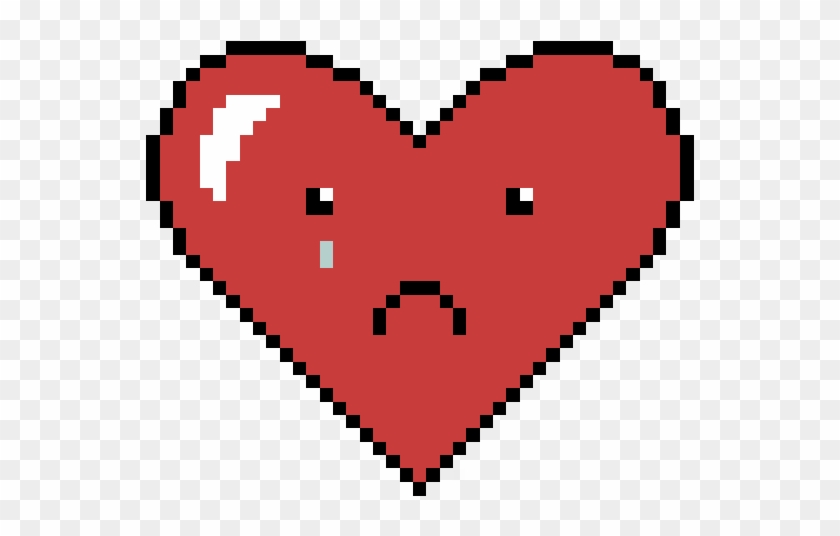 “ Look At This Sad Lil Heart - Bt21 Cross Stitch Pattern #1016344