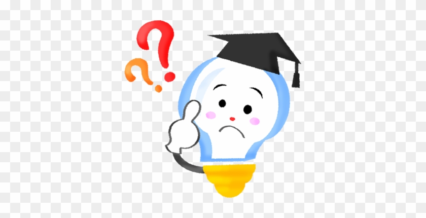 Light Bulb Character Wondering - Light Bulb Character Wondering #1016354