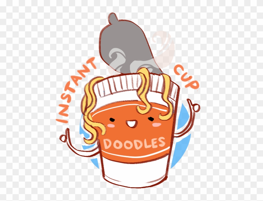 Random Doodley For A Profile Pic Of @instantcupdoodles - Cup Of Noodles Clipart #1016448